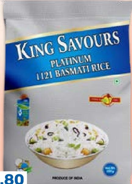 King Savours Platinum 1121 Basmati Rice 20 KG