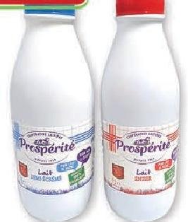 Prosperite UHT Milk 1L (2 Refs)
