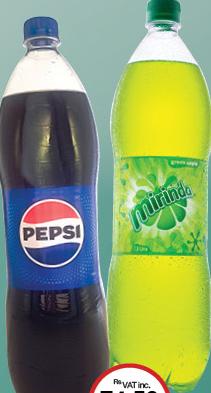 Pepsi/Pepsi Twist Mirinda /7up - 1.5L