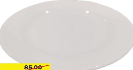 Ceramic White Plate 2.8cm