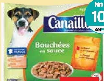 Canailou Bouchées en Sauce 4x100g