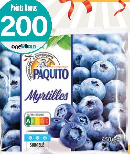 Paquito Blueberries Surgelé 450g