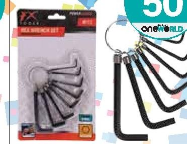 FX Tools Hexagonal Keyring Set of 8