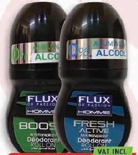 Flux Deo Roll On 60ml (All Refs)