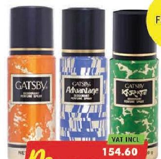 Gatsby Deo Spray 150ml (3 Refs)