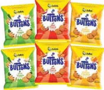 Julie's Buttons Crackers 80g