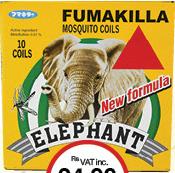 Fumakilla Elephant Mosquito Coils x10