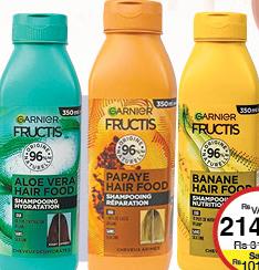 Fructis Hairfood Shampoo all refs - 350ml
