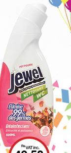 Jewel Nettoyant WC all refs - 500ml