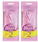 Gillette Blue II Razors 2 Lames x 5 + 2 FREE