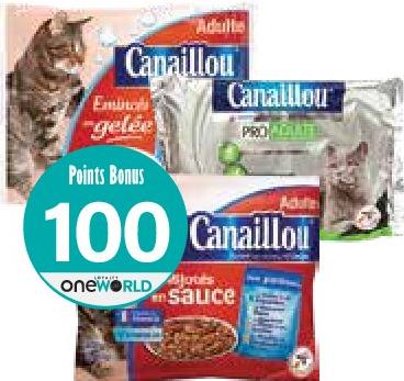 Canailou Émincés en Gelée / Mijotés en Sauce / Pro Adulte pour Chat 4 x 100g