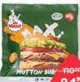 Mr Meat 2 Maxi Mutton Burgers 100 g