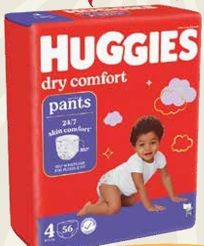 Huggies Dry Comfort Pants Size 4 X 56