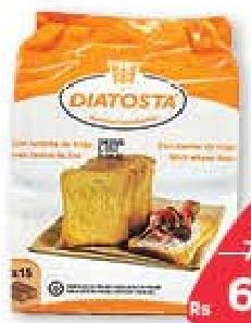Diatosta Toast Regular, Whole Wheat 225 g