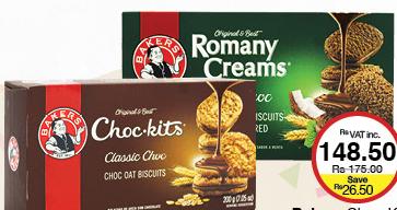 Bakers Choc-kits Classic Choc Choc Oat Biscuits