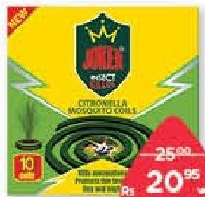 Joker 10 Mosquito Coils Regular, Citronella