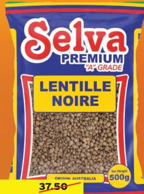 Selva Lentille Noire 500g