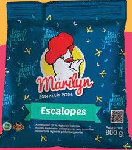 Marilyn IQF Escalopes de Poulet 800g
