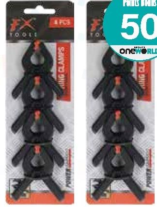 FX Tools Spring Clamp x 4 6 x 5cm