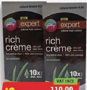 Godrej Expert Rich Crème Hair Colour 50ml (3 Refs)