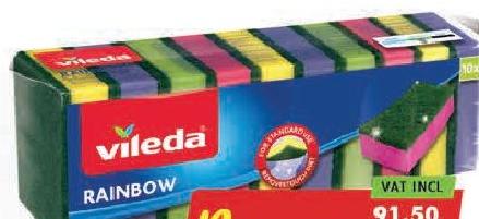 Vileda SC Sponge Rainbow x10