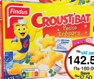 Findus Croustibat Petits Trésors - 450g