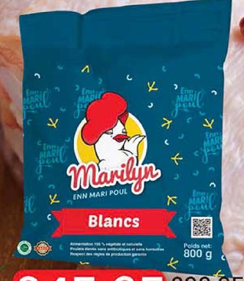 Marilyn IQF Blancs 800g