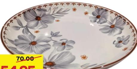 Ceramic Printed Plate 21.6CM