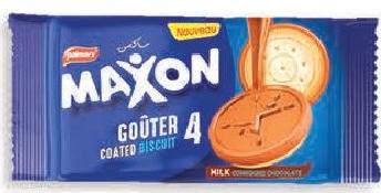 Maxon Gouter 4 Biscuit with Milk Chocolate 56g