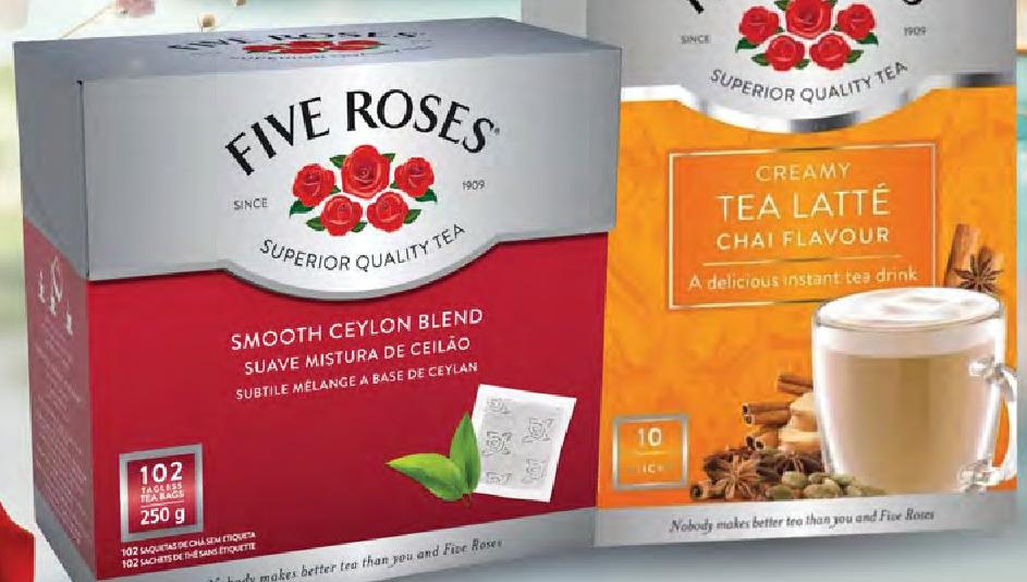 Five Roses Tea Bags - 102's Black Tea