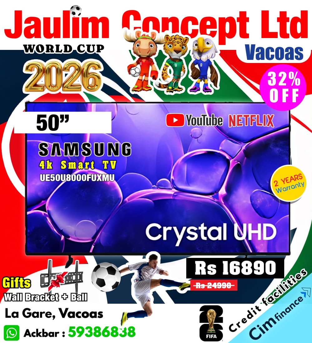 Samsung Crystal UHD 50"