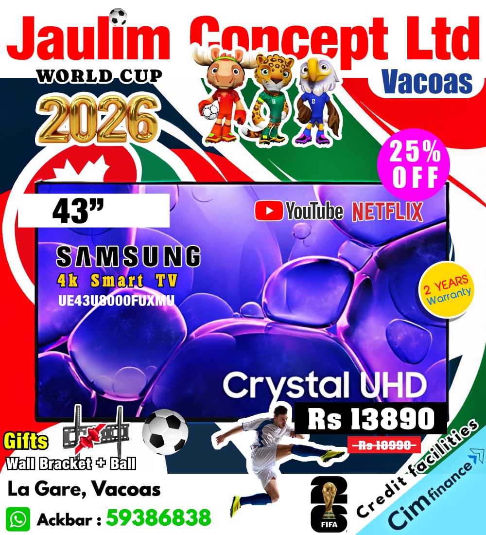 Samsung Crystal UHD 43"